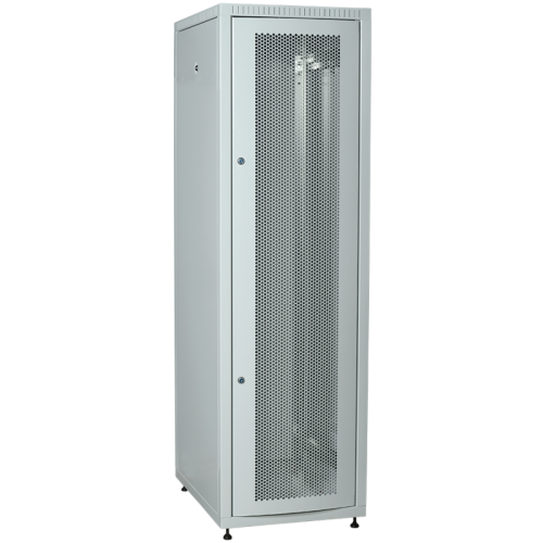 ITK LINEA E 42U 600х800мм перф. пер. дв. задн. метал. сер.
