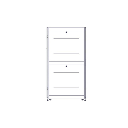 Шкаф Systeme Electric, серия Uniprom, 42U-800/1070, боковые панели 4шт, черный