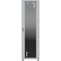 Шкаф серверный NTSS Премиум (NTSS-R22U6080GS) напольный 22U 600x800мм пер.дв.стекл металл 900кг серый 710мм 54.1кг 1102мм IP20 сталь
