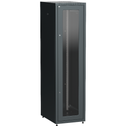 ITK LINEA E 33U 600х800мм стекл. пер. дв. задн. метал. чер.