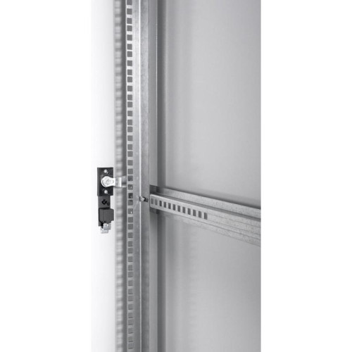 Шкаф коммутационный ЦМО (ШТК-Э-24.6.6-13АА) напольный 24U 600x600мм пер.дв.стекл металл 2 бок.пан. направл.под закл.гайки 540кг серый 515мм 51кг 180град. 1187мм IP20 сталь