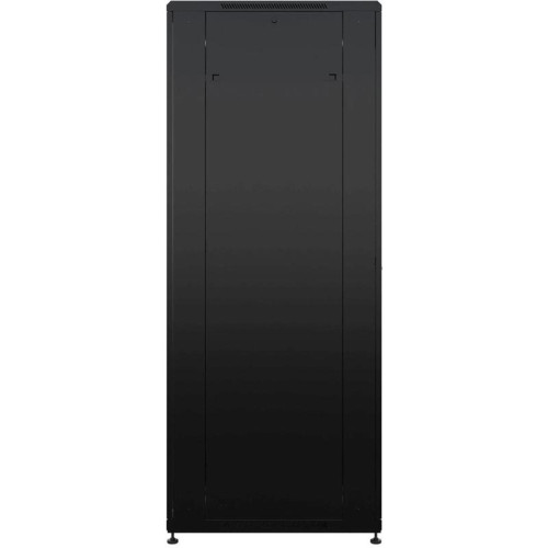 Шкаф серверный NTSS Премиум (NTSS-R42U6080GS-BL) напольный 42U 600x800мм пер.дв.стекл металл 900кг черный 710мм 99кг 1987мм IP20 сталь