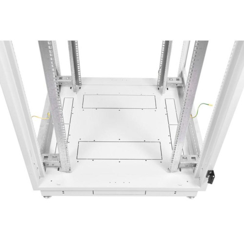 Шкаф серверный ЦМО (ШТК-М-42.8.10-48АА) напольный 42U 800x1000мм пер.дв.перфор. задн.дв.перфор.2-хст. 2 бок.пан. направл.под закл.гайки 710кг серый 855мм 129.15кг 180град. 2030мм IP20 сталь