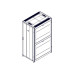 Шкаф Systeme Electric, серия Uniprom, 42U-800/1200, боковые панели 4шт, черный