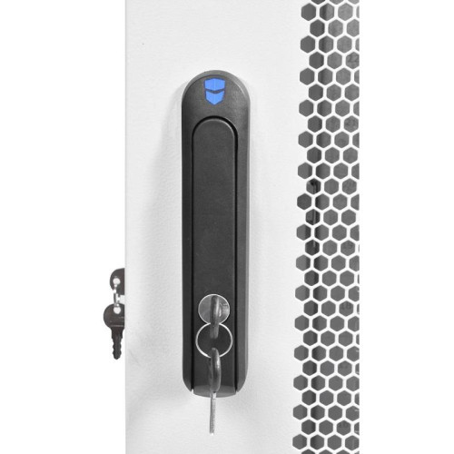 Шкаф серверный напольный ЦМО ШТК-М, IP20, 42U, 2030х800х800 мм (ВхШхГ), дверь: перфорация, боковая панель: сплошная съемная, цвет: серый