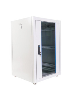 Шкаф коммутационный ЦМО (ШТК-Э-18.6.6-13АА) напольный 18U 598x600мм пер.дв.стекл металл 2 бок.пан. 540кг серый 515мм 43кг 180град. 920мм IP20