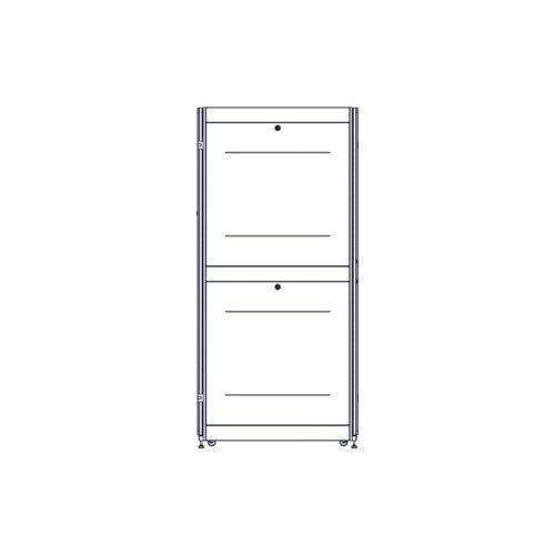Шкаф Systeme Electric, серия Uniprom, 48U-750/1070, боковые панели 4шт, черный