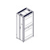 Шкаф Systeme Electric, серия Uniprom, 48U-750/1070, боковые панели 4шт, черный