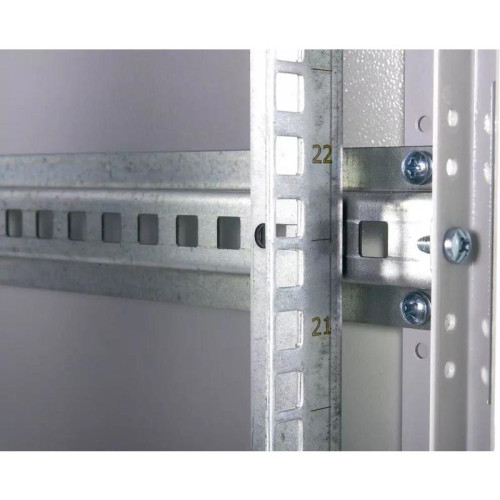 Шкаф коммутационный ЦМО (ШТК-Э-30.6.8-13АА) напольный 30U 600x800мм пер.дв.стекл металл направл.под винты 620кг серый