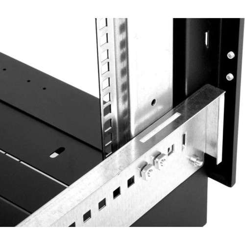 Шкаф коммутационный ЦМО (ШТК-М-18.6.6-1ААА-9005) напольный 18U 600x600мм пер.дв.стекл задн.дв.стал.лист 2 бок.пан. направл.под закл.гайки 270кг черный 455мм 48.6кг 180град. 960мм IP20 сталь