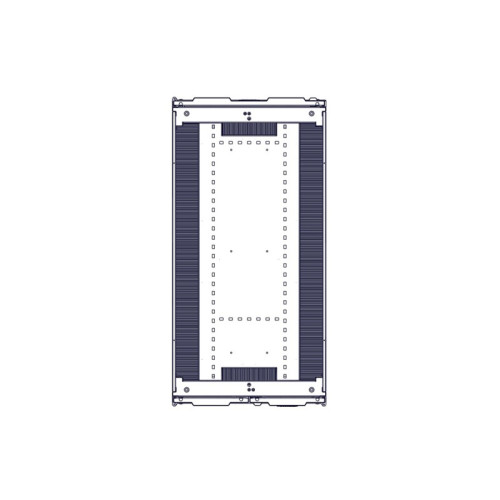 Шкаф Systeme Electric, серия Uniprom, 48U-600/1200, боковые панели 4шт, черный