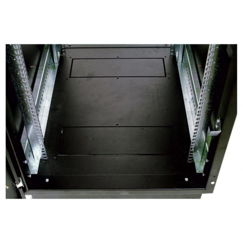 Шкаф коммутационный ЦМО (ШТК-М-42.8.8-1ААА-9005) напольный 42U 800x800мм пер.дв.стекл задн.дв.стал.лист 2 бок.пан. 500кг черный 655мм 123.39кг 180град. 2030мм