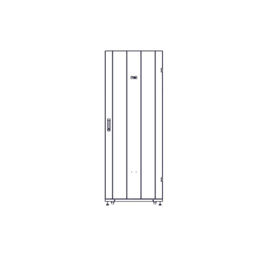 Шкаф Systeme Electric, серия Uniprom, 42U-750/1070, боковые панели 4шт, черный
