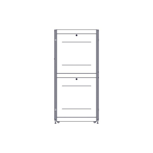Шкаф Systeme Electric, серия Uniprom, 48U-800/1070, боковые панели 4шт, черный