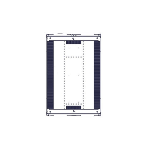 Шкаф Systeme Electric, серия Uniprom, 42U-800/1200, боковые панели 4шт, черный