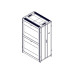 Шкаф Systeme Electric, серия Uniprom, 42U-800/1200, боковые панели 4шт, черный