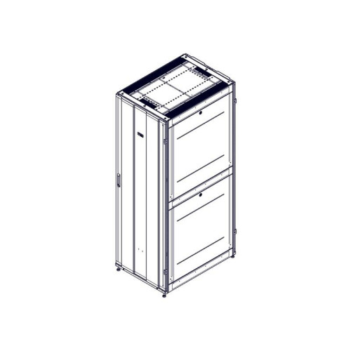 Шкаф Systeme Electric, серия Uniprom, 48U-750/1070, боковые панели 4шт, черный