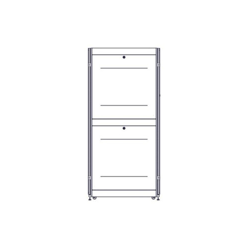 Шкаф Systeme Electric, серия Uniprom, 48U-750/1070, боковые панели 4шт, черный