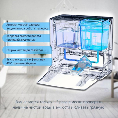 Станция самоочистки/ Станция самоочистки Hobot Lulu (1предмет.) Станция самоочистки/ Станция самоочистки Hobot Lulu (1предмет.)