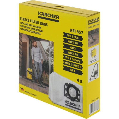 Пылесборники/ Пылесборники Karcher 2.863-314.0 универсальные (4пылесбор.)