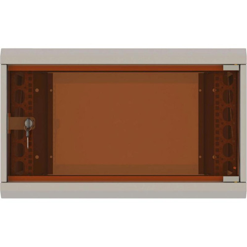 Шкаф коммутационный Suprlan ТВЛ-6U-600-350-СР (05-1060) настенный 6U 600x350мм пер.дв.стекл направл.под закл.гайки 70кг RAL 7035 285мм 13.3кг 360мм металл