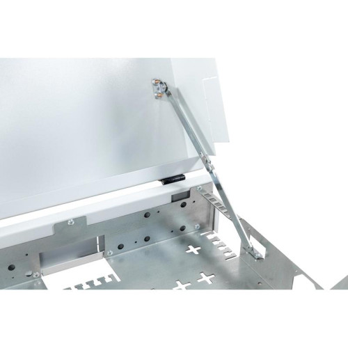 Шкаф коммутационный NTSS (NTSS-SOHO5U) настенный 5U 520x140мм пер.дв.стекл несъемн.бок.пан. 80кг белый 11кг 480мм IP20 металл