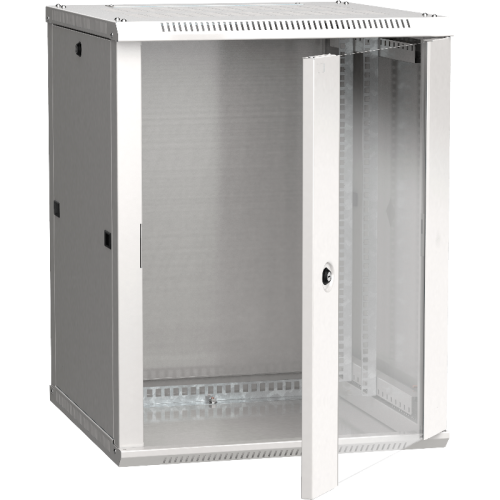 ITK Шкаф LINEA W 18U 600x600 мм дверь стекло, RAL7035