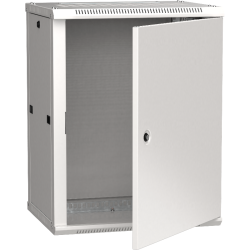 Шкаф коммутационный ITK Linea W (LWR3-12U64-MF) настенный 12U 600x450мм пер.дв.металл 90кг серый 350мм 29кг 200град. 635мм IP20 IK10 сталь