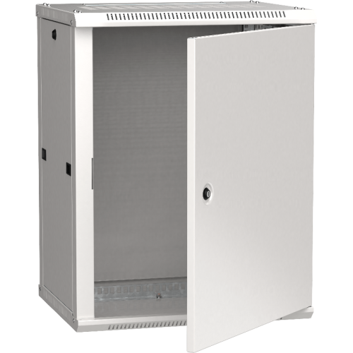 Шкаф коммутационный ITK Linea W (LWR3-12U64-MF) настенный 12U 600x450мм пер.дв.металл 90кг серый 350мм 29кг 200град. 635мм IP20 IK10 сталь