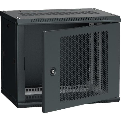 ITK Шкаф LINEA W 6U 600x450 мм дверь перфорированная, RAL9005