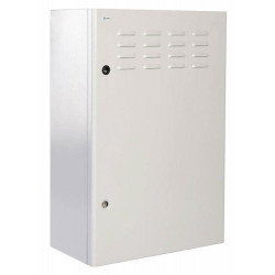 Шкаф коммутационный ЦМО (ШТВ-Н-6.6.3-4ААА) настенный 6U 600x330мм пер.дв.вентил. задн.дв.стал.лист несъемн.бок.пан. 57кг серый 220мм 27кг 400мм IP65 уличный всепогодный