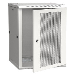 Шкаф коммутационный ITK Linea W (LWR3-12U66-PF) настенный 12U 600x600мм пер.дв.перфор. 90кг серый 500мм 200град. 635мм IP00 IK10 сталь