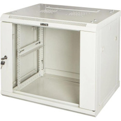 Шкаф коммутационный Lanmaster Pro (TWT-CBWPG-12U-6X8-GY) настенный 12U 600x800мм пер.дв.стекл 60кг серый 700мм 33.4кг 635мм IP20 металл