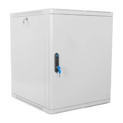 Шкаф коммутационный ЦМО (ШРН-12.350.1) настенный 12U 600x359мм пер.дв.стекл 200кг серый 300мм 180град.