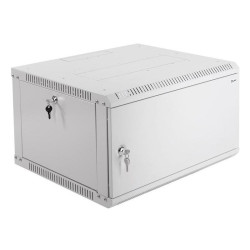 Шкаф коммутационный ЦМО ШРН-Эконом (ШРН-Э-6.500.1) настенный 6U 600x520мм пер.дв.металл 75кг серый 470мм 14.5кг 180град. 345мм
