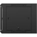 Шкаф коммутационный NTSS (NTSS-W6U6060GS-BL) настенный 6U 570x600мм пер.дв.стекл 60кг черный 500мм 18.8кг 220град. 370мм IP20 сталь