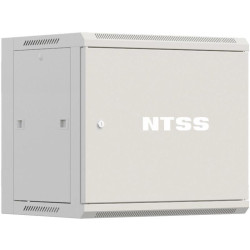 Шкаф коммутационный NTSS Премиум (NTSS-W12U6060FD) настенный 12U 570x600мм пер.дв.металл 60кг серый 500мм 27кг 220град. 635мм IP20 сталь