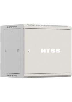 Шкаф коммутационный NTSS Премиум (NTSS-W12U6060FD) настенный 12U 570x600мм пер.дв.металл 60кг серый 500мм 27кг 220град. 635мм IP20 сталь