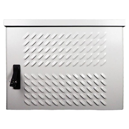 Шкаф коммутационный ЦМО (ШТВ-Н-12.6.5-4ААА-Т1) настенный 12U 600x530мм пер.дв.металл несъемн.бок.пан. 150кг серый 120град. уличный всепогодный с вентилятором с нагревателем укомплектованный