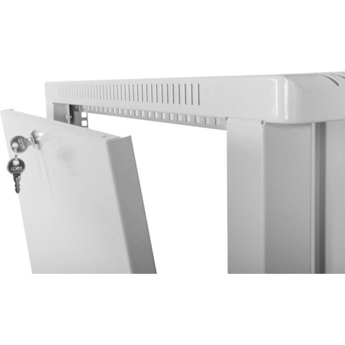 Шкаф коммутационный ЦМО (ШРН-15.500.1) настенный 15U 600x529мм пер.дв.металл 200кг серый 470мм 180град.