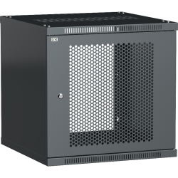 ITK Шкаф LINEA WE 12U 600х600мм дверь перфорированная черный