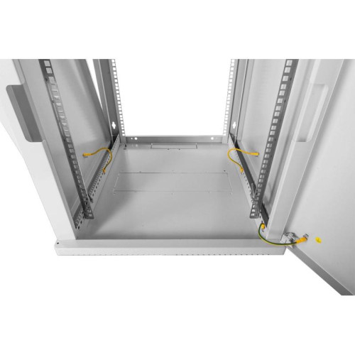 Шкаф коммутационный ЦМО (ШРН-12.350.1) настенный 12U 600x359мм пер.дв.стекл 200кг серый 300мм 180град.