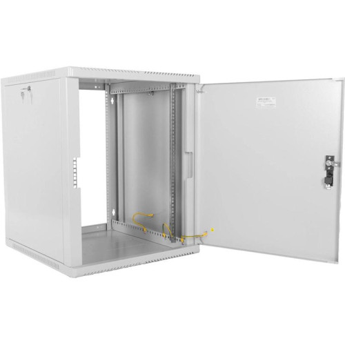 Шкаф коммутационный ЦМО (ШРН-12.350.1) настенный 12U 600x359мм пер.дв.стекл 200кг серый 300мм 180град.