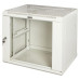 Шкаф коммутационный Lanmaster (TWT-CBWPG-9U-6X4-GY) настенный 9U 600x400мм пер.дв.стекл 60кг серый