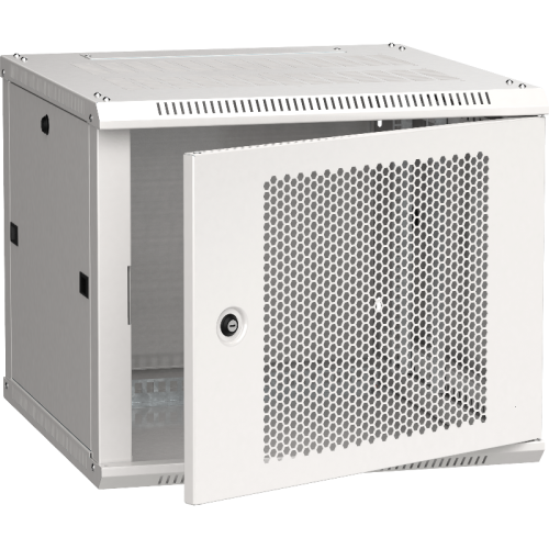 ITK Шкаф LINEA W 9U 600x600 мм дверь перфорированная, RAL7035