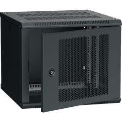 ITK Шкаф LINEA W 9U 600x600 мм дверь перфорированная, RAL9005