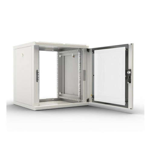 Шкаф коммутационный ЦМО (ШРН-М-12.500.1) настенный 12U 600x456мм пер.дв.металл 130кг серый 456мм 20.9кг 180град. 610мм