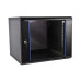 Шкаф коммутационный ЦМО ШРН-ЭКОНОМ (ШРН-Э-12.500-9005) настенный 12U 600x520мм пер.дв.стекл 75кг черный 470мм