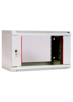 Шкаф коммутационный ЦМО (ШРН-6.650) настенный 6U 600x650мм пер.дв.стекл 200кг серый 600мм 18.6кг 180град. 366мм