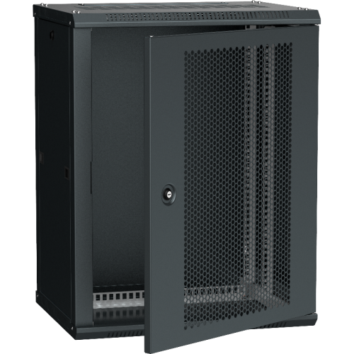 ITK Шкаф LINEA W 12U 600x450 мм дверь перфорированная, RAL9005